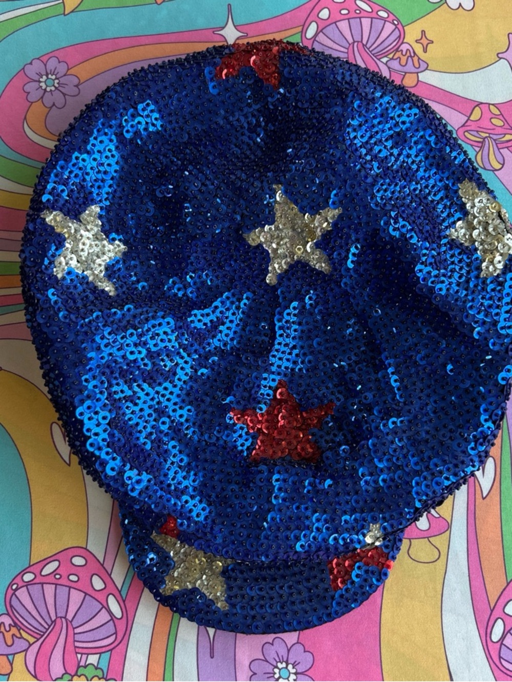 sequin hat ❤️⭐️💙 - Picture 5 of 5